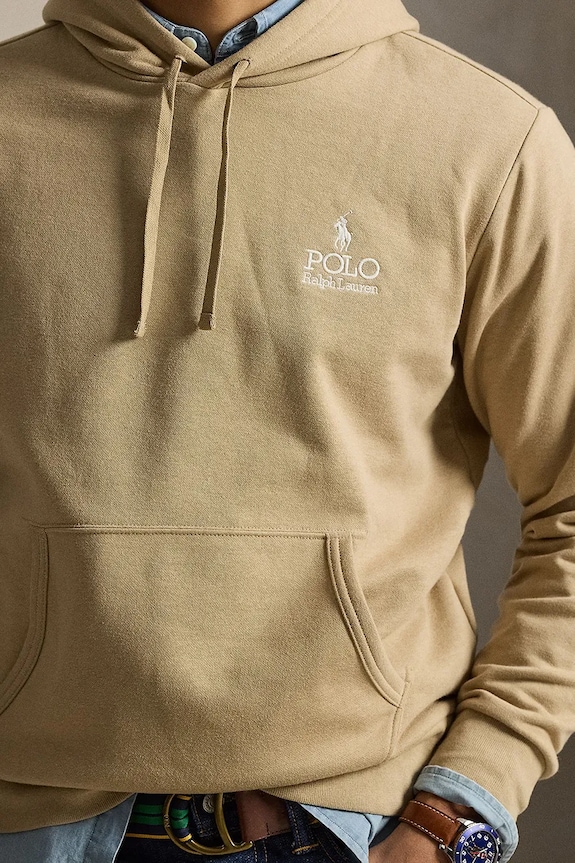 Μπλούζα Polo Ralph Lauren καφέ 710B14661