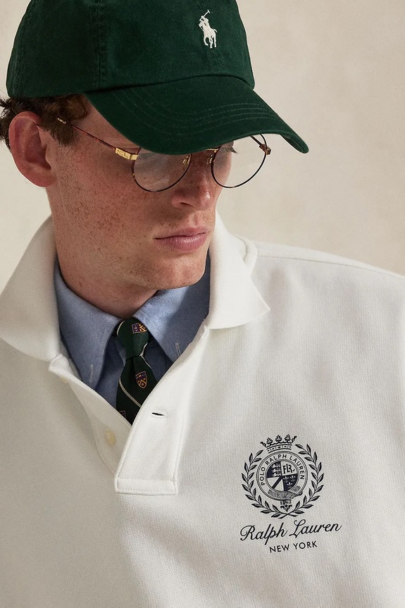 Μπλούζα Polo Ralph Lauren λευκό 710A13262