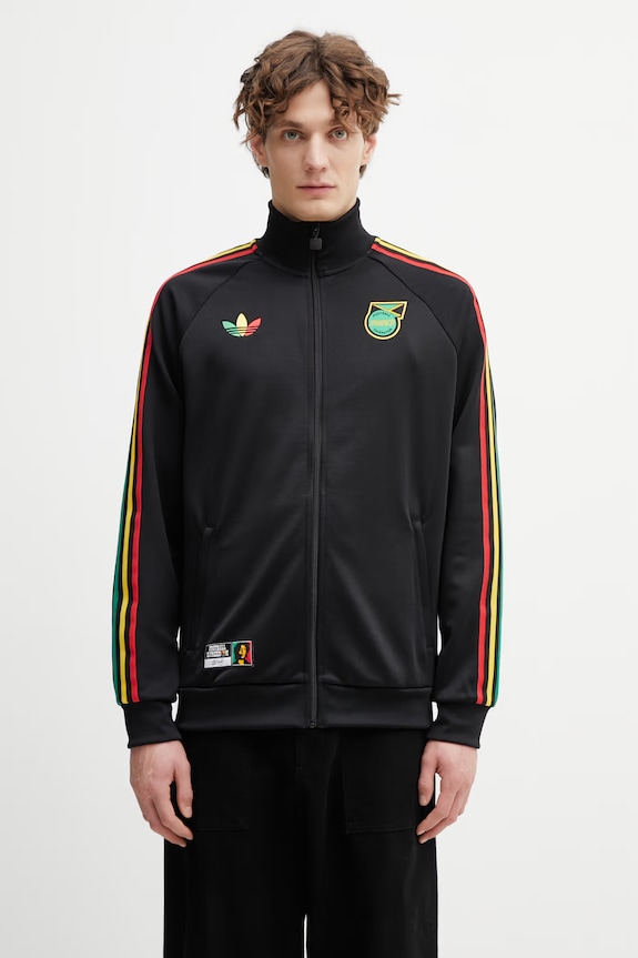 Adidas Performance JFF OG TT hanorac cu fermoar bărbătesc negru JY5225