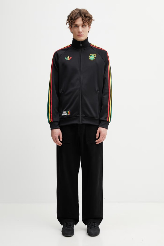 adidas Performance JFF OG TT Felpa con cerniera da uomo JY5225 nero