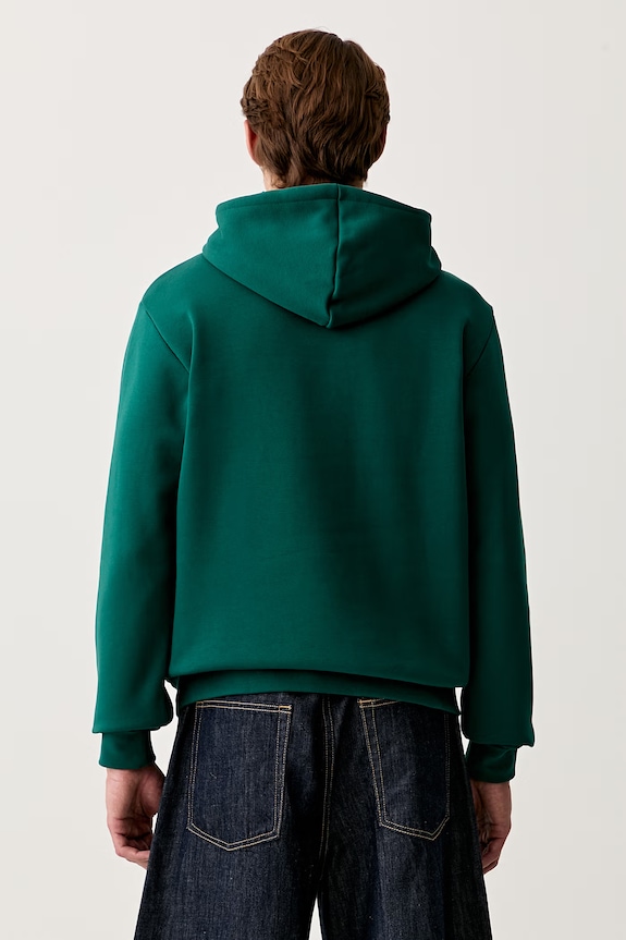 Abbigliamento adidas Originals felpa con cappuccio da uomo con cotone MONOGRAM HD KD0403 verde
