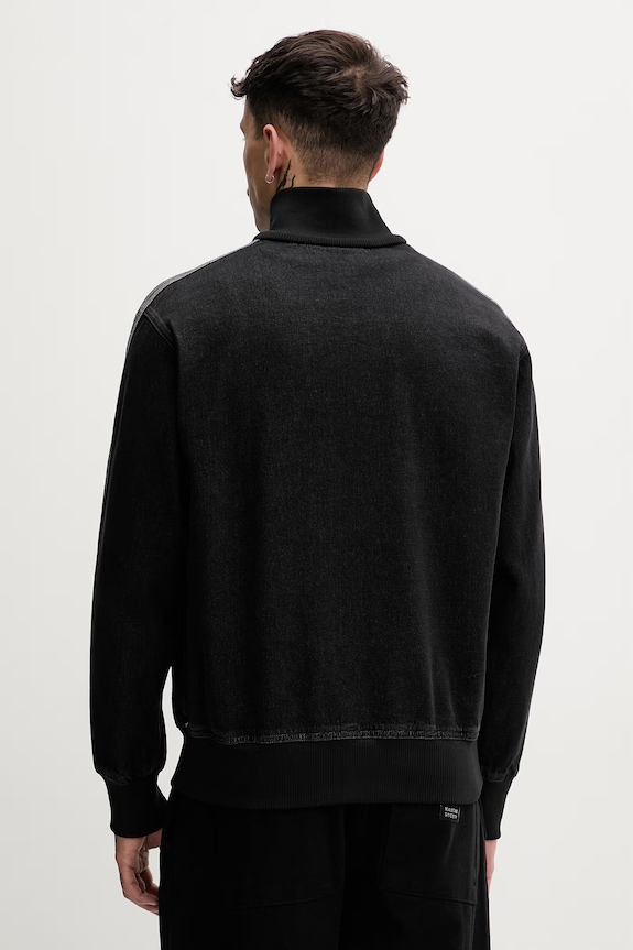 Îmbrăcăminte adidas Originals hanorac pentru bărbați, din denim DENIM FB TT KD1516 negru