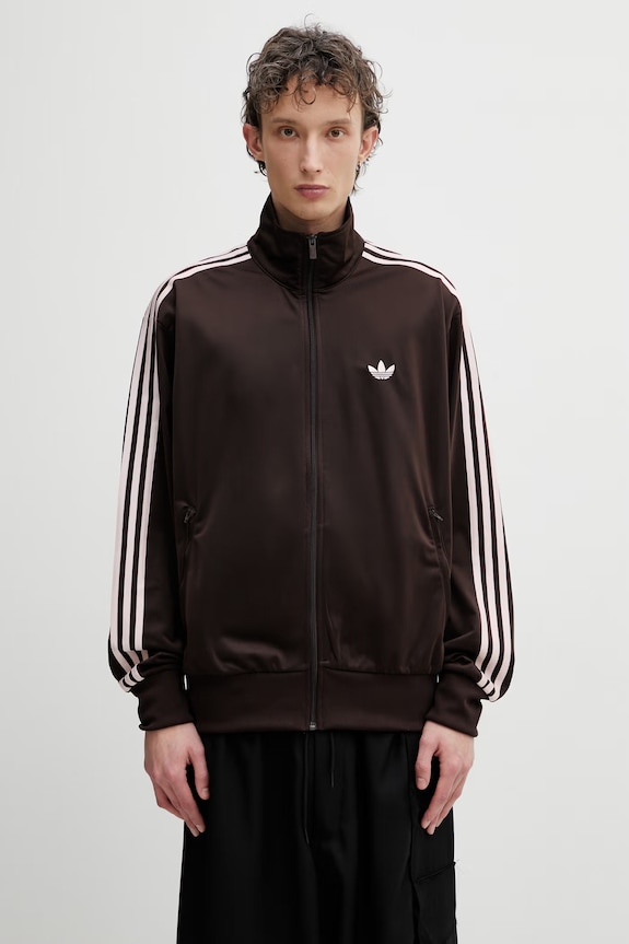 adidas Originals FIREBIRD TT bluza rozpinana męska brązowy KD8309