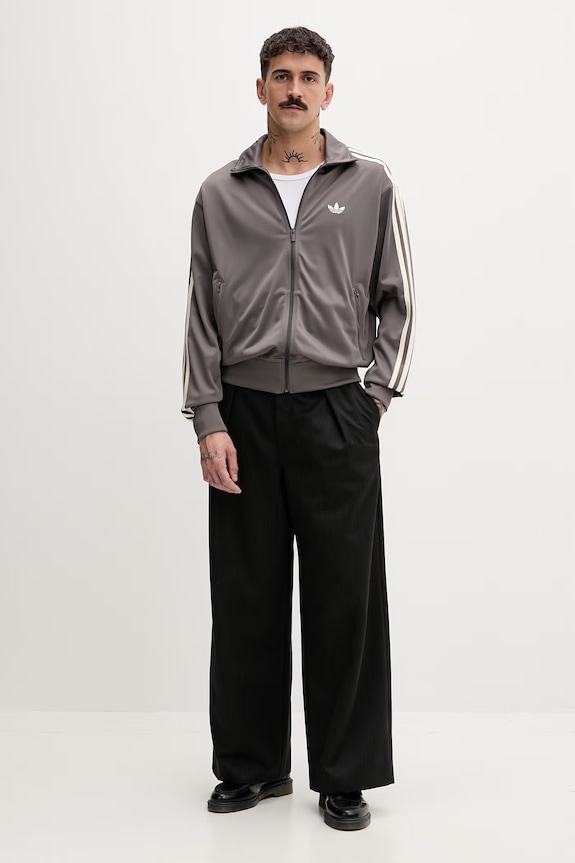 adidas Originals bluză FIREBIRD TT KE1645 gri SS26