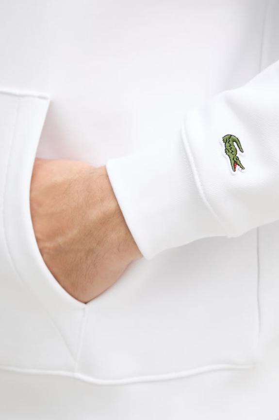 Lacoste bluza z kapturem męska bawełniana SH1371