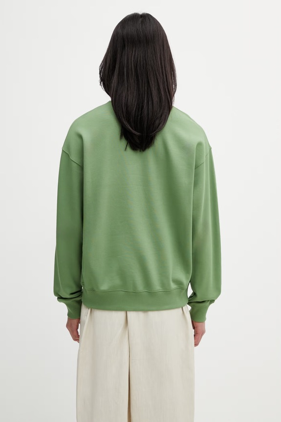 Clothing Lacoste men's sweatshirt with cotton SH1682 green