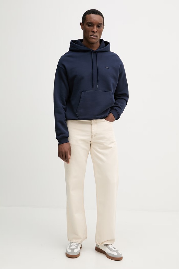 Хлопковая кофта Lacoste SH7741 тёмно-синий SS26