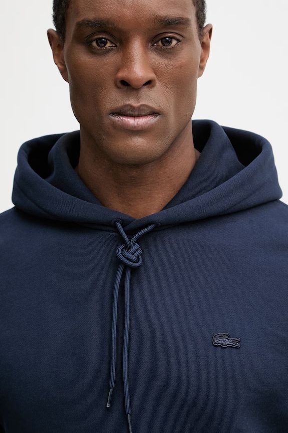 Хлопковая кофта Lacoste тёмно-синий SH7741