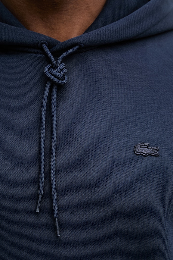 Хлопковая кофта Lacoste SH7741 тёмно-синий