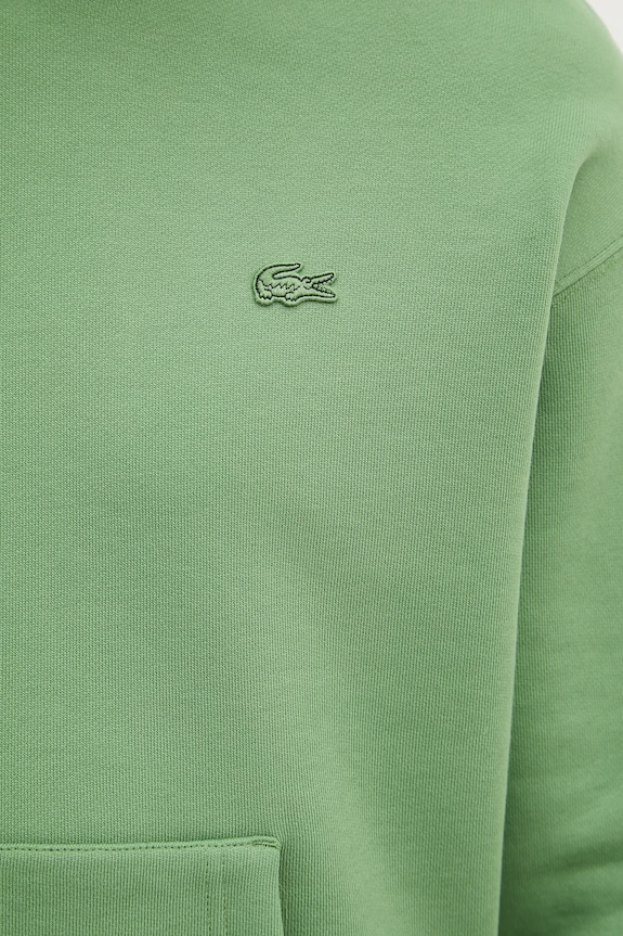 Lacoste hanorac de bumbac SH7741 verde