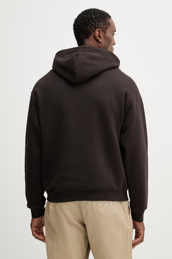 Одежда Хлопковая кофта Lacoste SH7741 коричневый