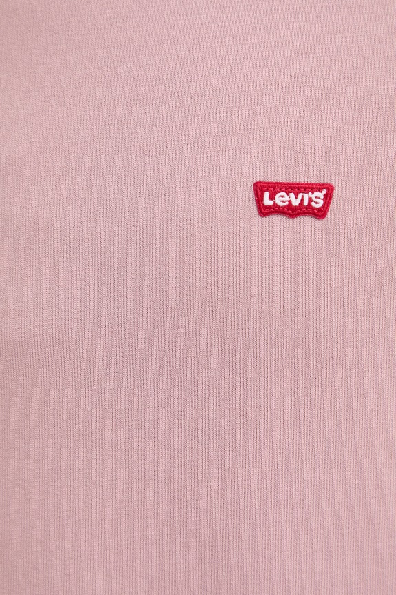 Βαμβακερή μπλούζα Levi's THE ORIGINAL HM CREW 35909.0079 ροζ