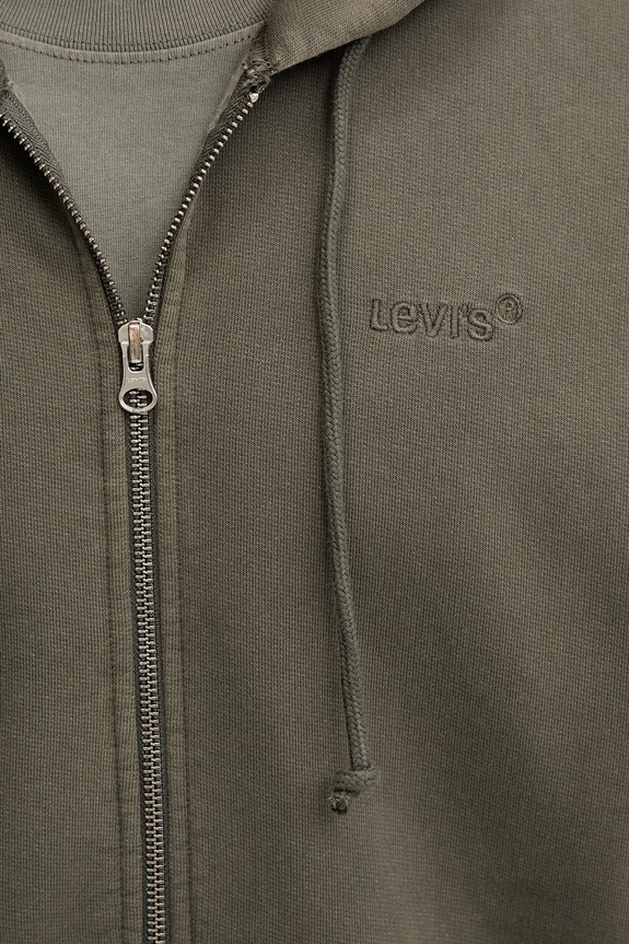 Μπλούζα Levi's AUTHENTIC FULL ZIP A9265.0007 πράσινο