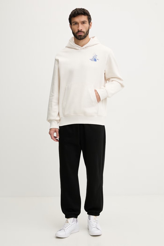 The North Face bluza MOUNTAIN CELEBRATION NF0A8GB9QLI1 beżowy SS26