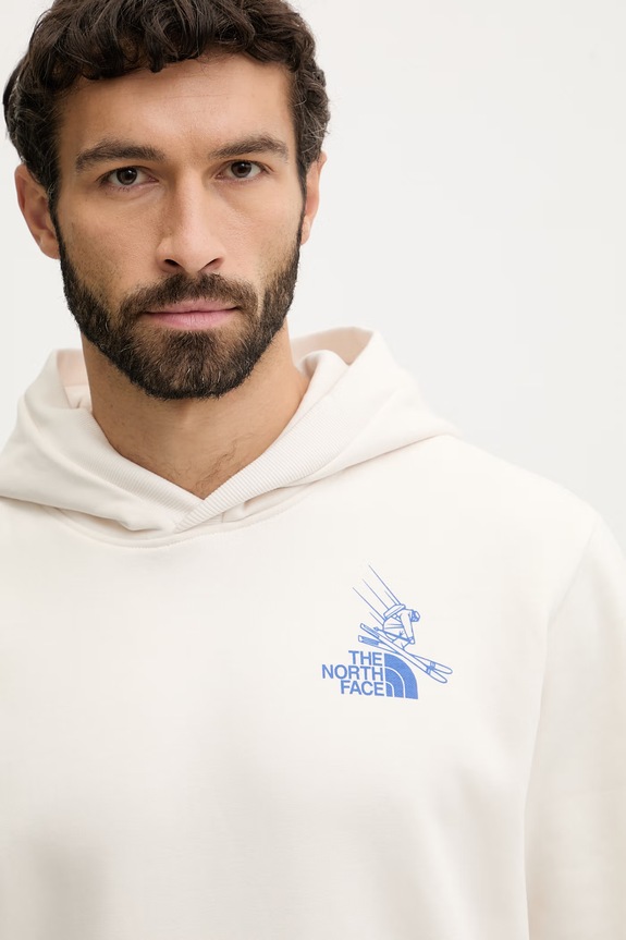 The North Face bluza MOUNTAIN CELEBRATION beżowy NF0A8GB9QLI1