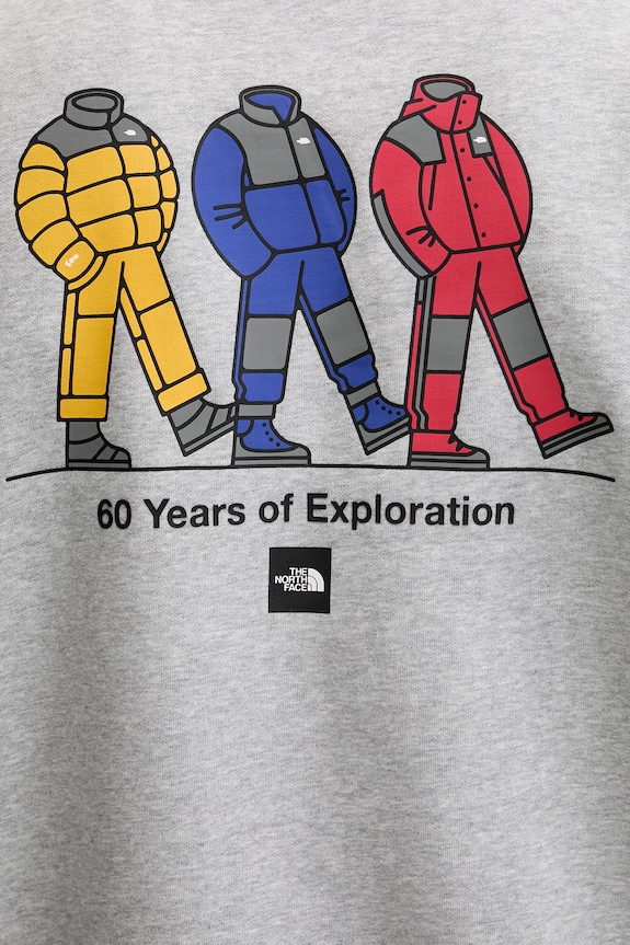 The North Face bluza CELEBRATION NF0A8GATDYX1 szary