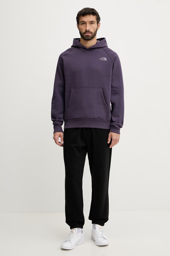 The North Face bluza Raglan Redbox NF0A89F9G5O1 fioletowy SS26