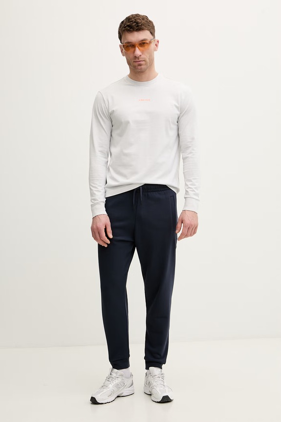 BOGNER Fire+Ice longsleeve męski bawełniany DANTE2 54249608 szary SS26