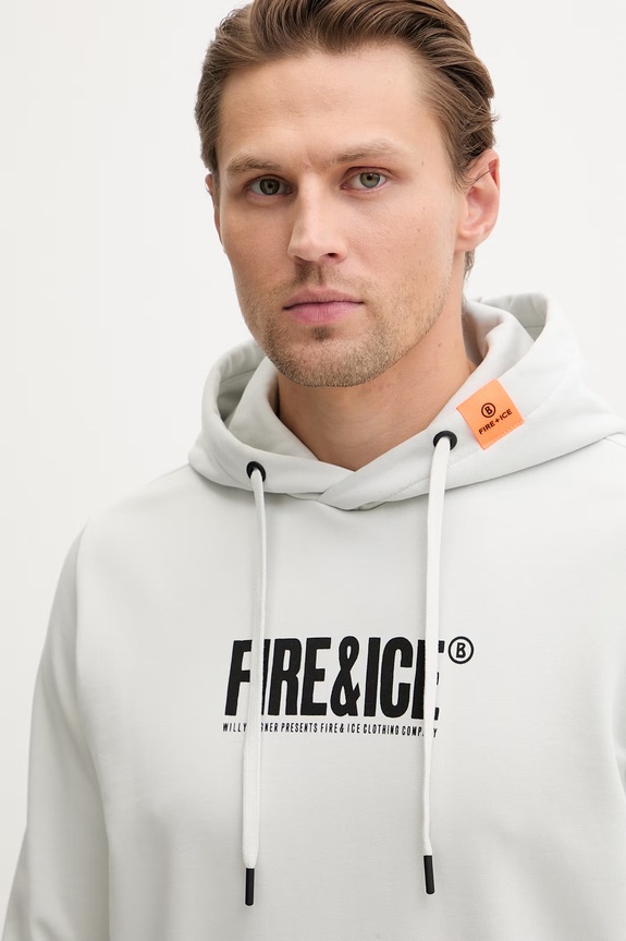 BOGNER Fire+Ice hanorac pentru bărbați, din bumbac FILIZ gri 84327936