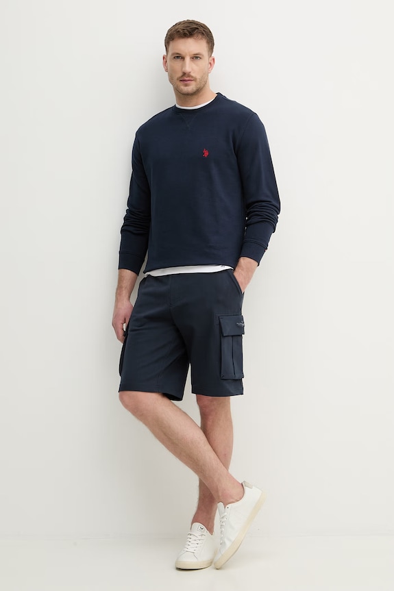 Dukserica U.S. Polo Assn. DHM LB CREW MUP3356 mornarsko plava SS26