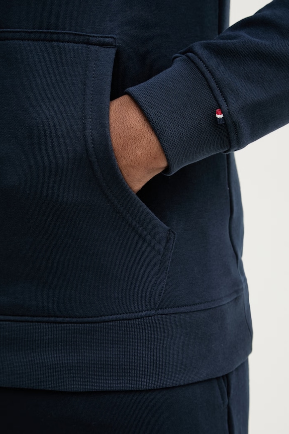U.S. Polo Assn. bluza z kapturem męska z bawełną DHM LB MUP4412 granatowy