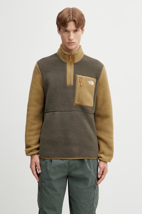 The North Face Yumiori dukserica s flisom za muškarce zelena NF0A883SPHG1