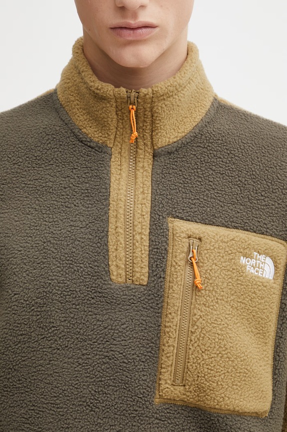 The North Face Yumiori dukserica s flisom za muškarce zelena NF0A883SPHG1