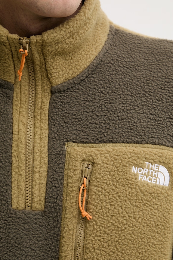 The North Face μπλούζα ανδρική φλις Yumiori NF0A883SPHG1 πράσινο