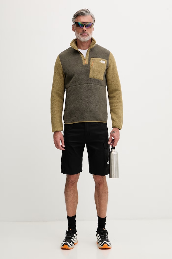 The North Face Yumiori bluzy polarowe męskie NF0A883SPHG1 zielony SS26