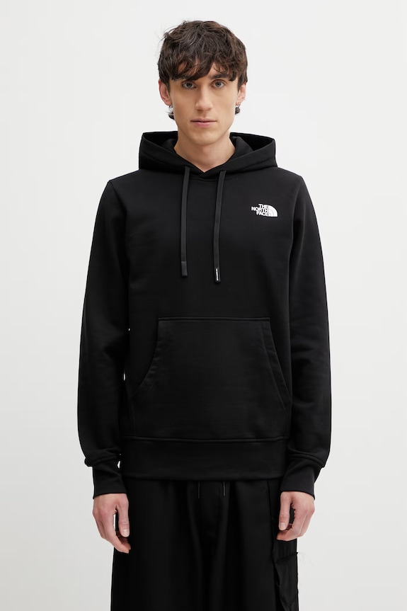 The North Face Energy felpa con cappuccio in cotone da uomo nero NF0A8G9XJK31
