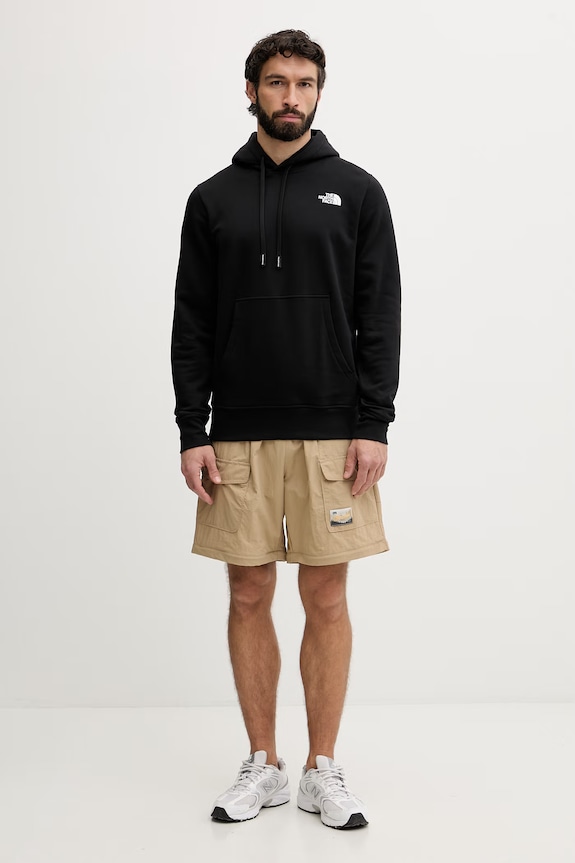 The North Face mikina s kapucňou pánska bavlnená Energy NF0A8G9XJK31 čierna SS26