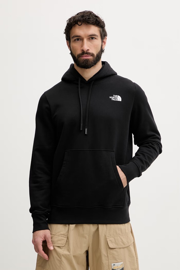 Oblečenie The North Face mikina s kapucňou pánska bavlnená Energy NF0A8G9XJK31 čierna