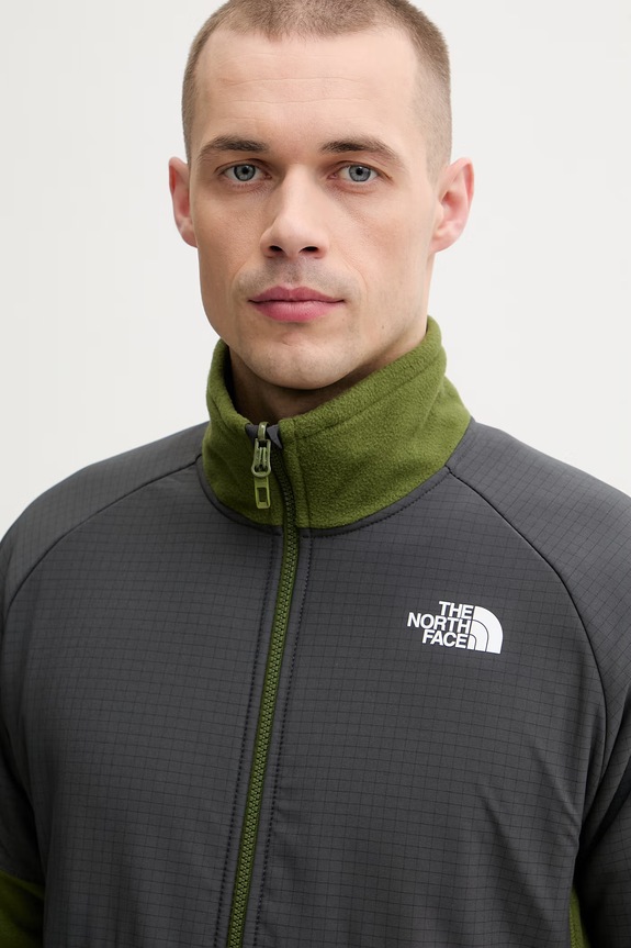 The North Face Glacier Heavyweight bluza rozpinana polarowa męska zielony NF0A89JGM6D1