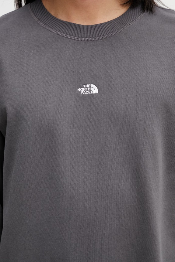 The North Face Essential Light sweatshirt cotton Men's gray NF0A8GQCRHI1