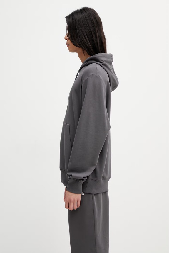 The North Face Essential Light bluza z kapturem bawełniana męska NF0A8GQDRHI1 szary SS26