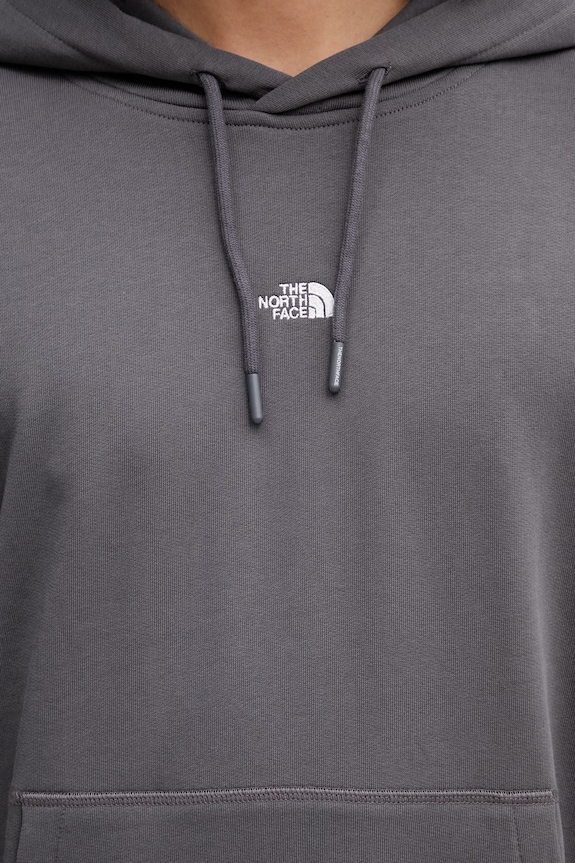 The North Face Essential Light bluza z kapturem bawełniana męska szary NF0A8GQDRHI1