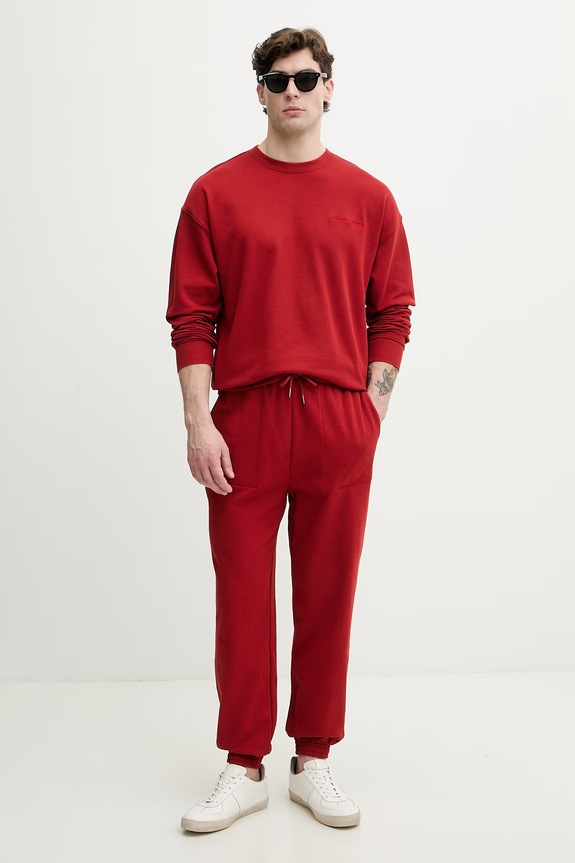 Tommy Hilfiger ανδρική μπλούζα UM0UM03910 κόκκινο SS26