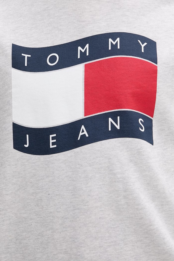 Tommy Jeans pulover moški bombažen DM0DM22689 siva