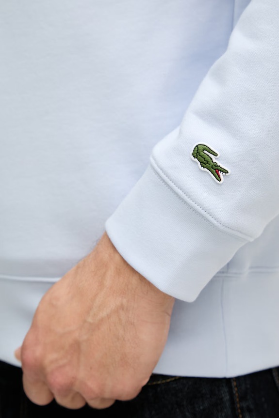 Lacoste bluza męska bawełniana SH0784 niebieski