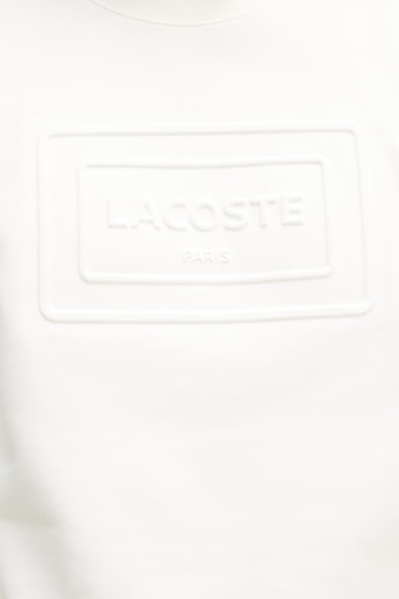 Lacoste hanorac bărbătesc din bumbac alb SH0795