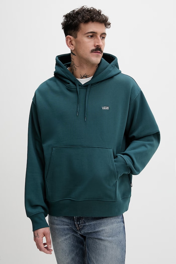 Vans hanorac cu glugă pentru bărbați, din bumbac turcoaz VN000P21FRJ1