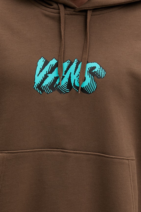 Vans Bluza z kapturem męska bawełniana VN000VXZFST1 brązowy