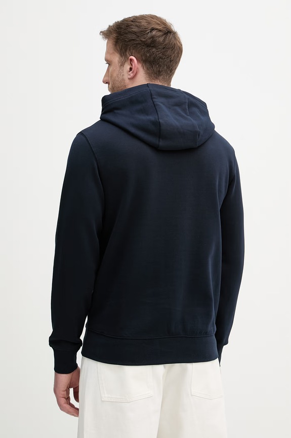 Oblečenie Tommy Hilfiger mikina s kapucňou pánska bavlnená MW0MW42464 tmavomodrá