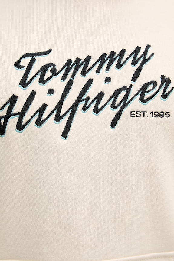 Tommy Hilfiger dukserica sa kapuljačom muška od pamuka MW0MW42496 bež