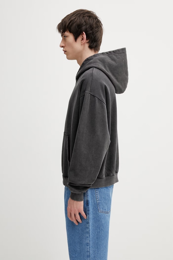 Filling Pieces Boxy Embroidered hoodie cotton Men's 412632501284.136 gray SS26