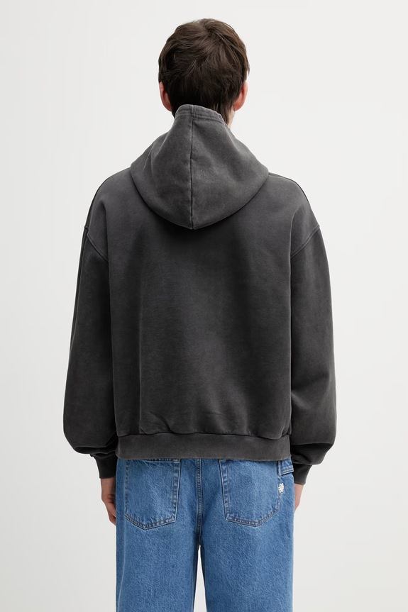 Clothing Filling Pieces Boxy Embroidered hoodie cotton Men's 412632501284.136 gray