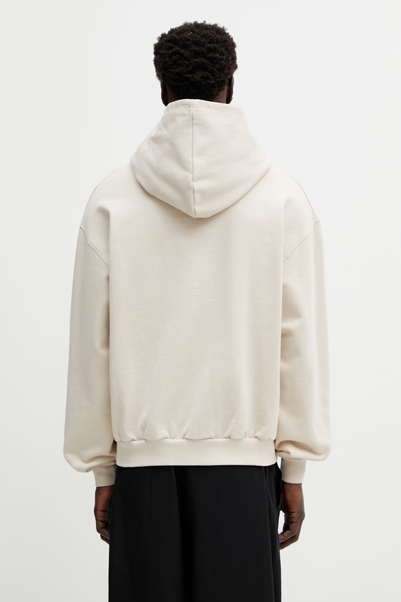 Clothing Filling Pieces Boxy Embroidered hoodie cotton Men's 412632501284.292 beige