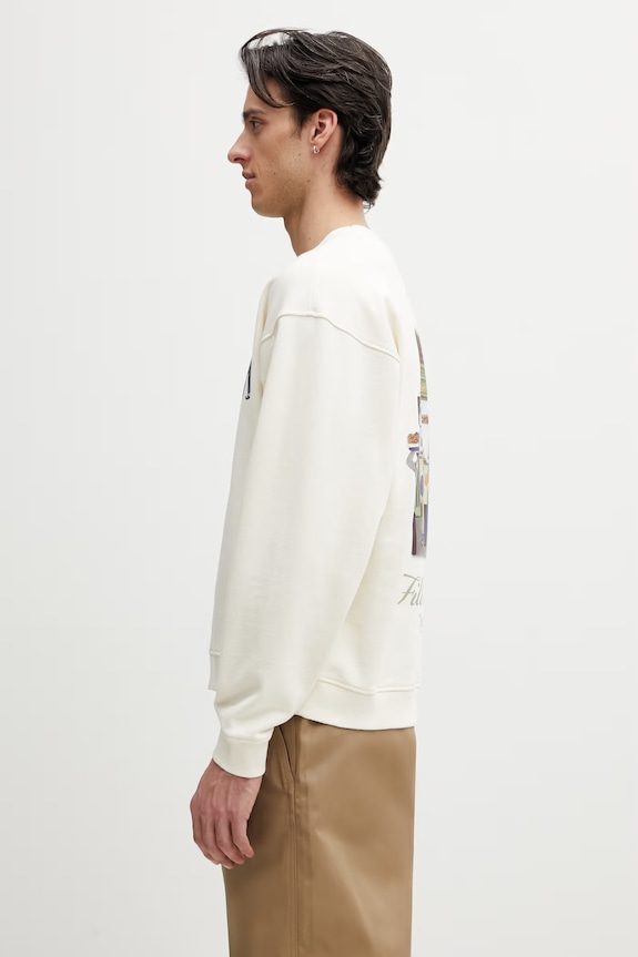 Filling Pieces oversize mikina pánska bavlnená Bakery 412630501286.214 béžová SS26