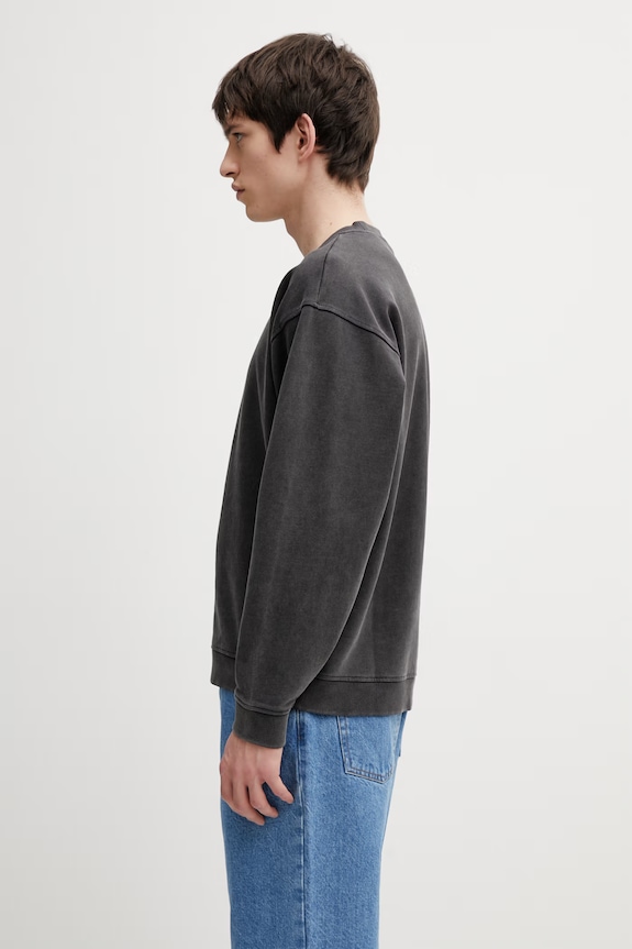 Filling Pieces Boxy Embroidered sweatshirt cotton Men's 422430501142.136 gray SS26