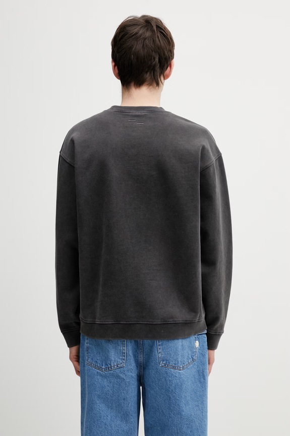 Clothing Filling Pieces Boxy Embroidered sweatshirt cotton Men's 422430501142.136 gray